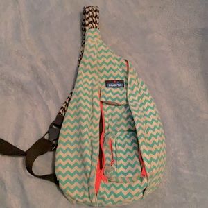 Kavu chevron mint sling bag